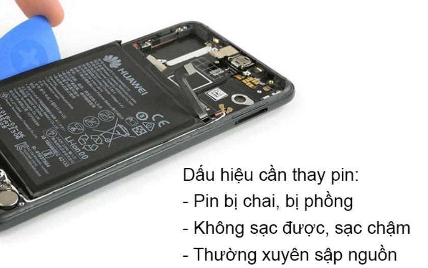 Dấu hiệu cho thấy bạn cần thay pin điện thoại Huawei